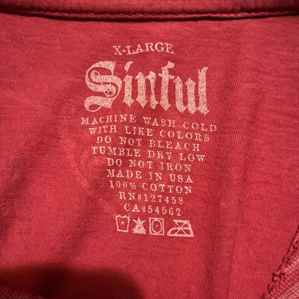 Sinful woman’s t-shirt